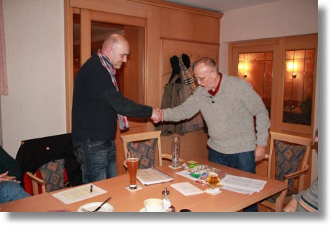 Vereinsmeister Bernd Bielstein ...